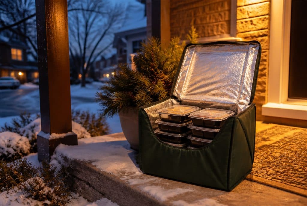 ZAD tote at the doorstep