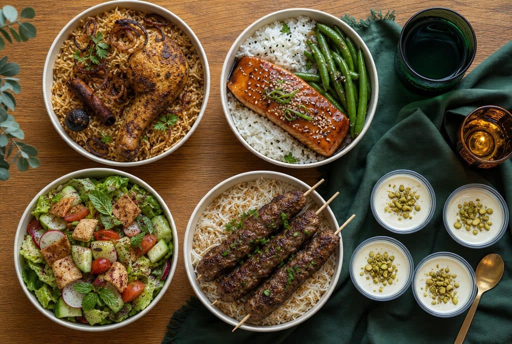 A spread of ZAD meals